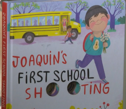 K12ssdb's tweet image. New children&apos;s book: Joaquin’s First School Shooting

The illustrated book tells the story of a boy who goes to school and never comes home.