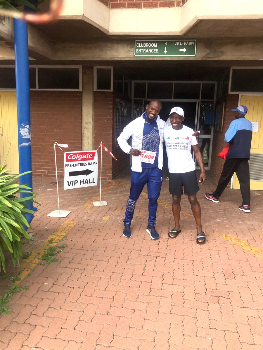 billysigudla's tweet image. #RaceNumber collection before #raceday : At Boksburg  
@Colgate

   race. #colgaterace #32km 
@eskomathleticsc
  met 
@Walter_Lethu
 the international elite runner 🏃‍♂️. I was so excited to finally met this legendary #runner  #colgaterace2023