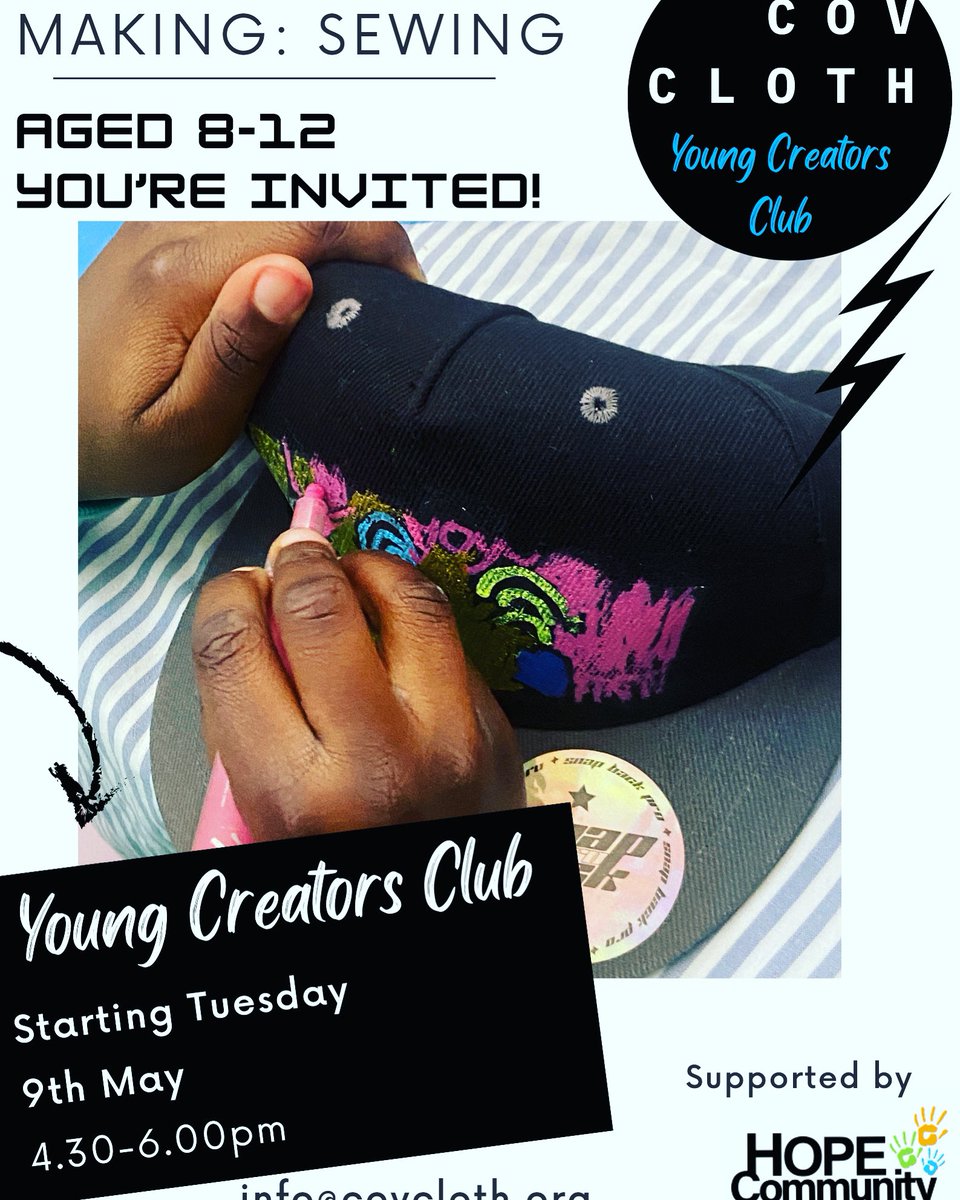 📣 FULLY BOOKED first young creators club for age 8-12 supported by <a href="/HopeCommunityP2/">Hope Community Projects</a> 
Sign up form is still open taking names for reserve/mailing list for the next opportunity. 💙⚡️🧵🎨 #dgitc #covyouthoffer #creativecovyouth #sdgs #threadsthatbindus