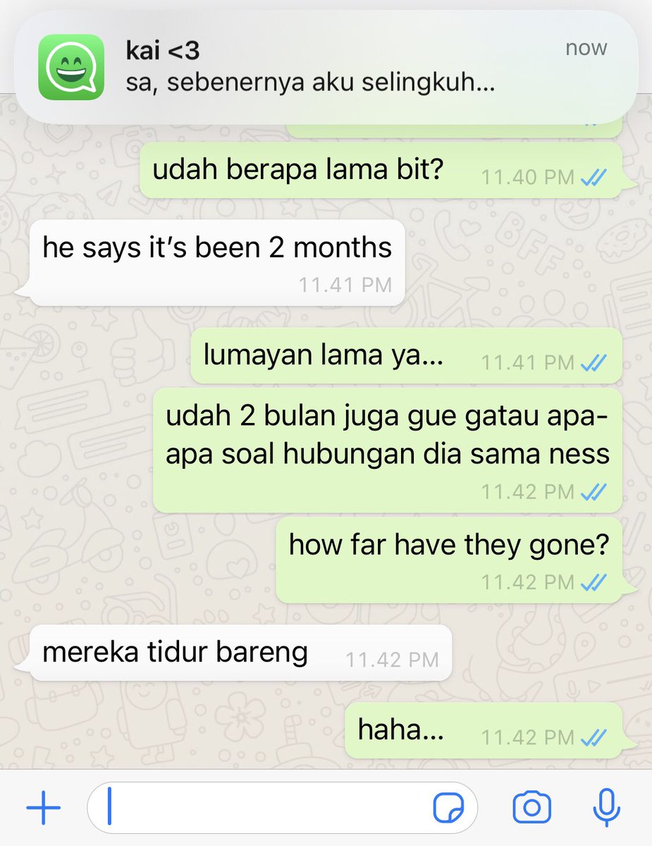Iakunan's tweet photo. #kaisagi — short au.
content warning: cheating.

Baginya sosok Kaiser itu sudah seperti rumah yang memberikannya rasa nyaman dan kehangatan. Namun, jikalau rumah itu sudah tak lagi terasa demikian, lantas ke mana lagi ia akan mengadu? https://t.co/7yTUnPYr2p