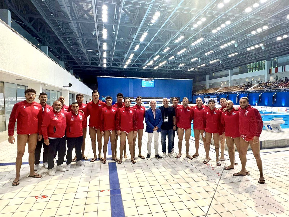 vx64's tweet photo. Second day of World Aquatics Waterpolo World Cup in Berlin. Proud to be with the π²πΉ Team. #ASAMalta #waterpolo #Berlin @maltaingermany https://t.co/7QVSpvsvDm