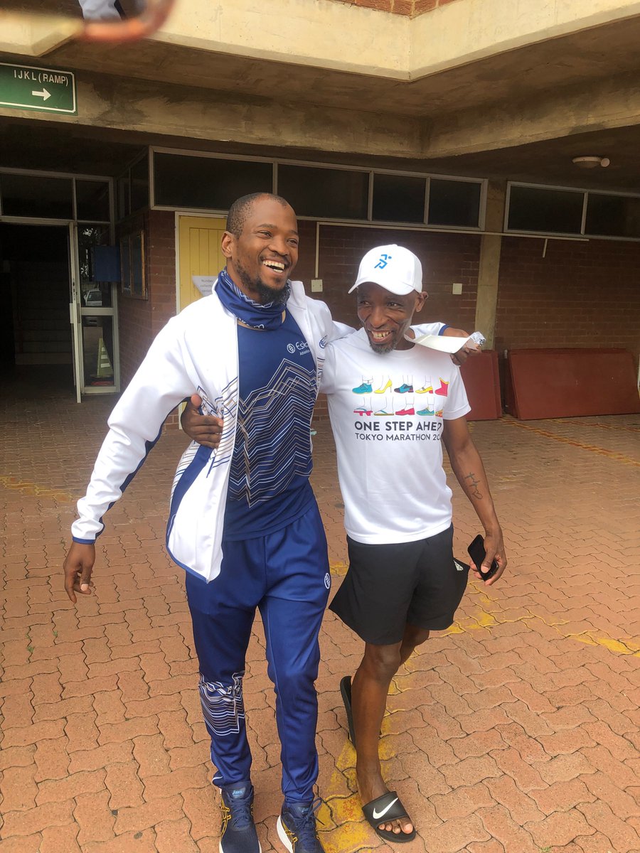 billysigudla1's tweet image. #RaceNumber collection before #raceday : At Boksburg  
@Colgate

   race. #colgaterace #32km 
@eskomathleticsc
  met 
@Walter_Lethu
 the international elite runner 🏃‍♂️. I was so excited to finally met this legendary #runner  #colgaterace2023