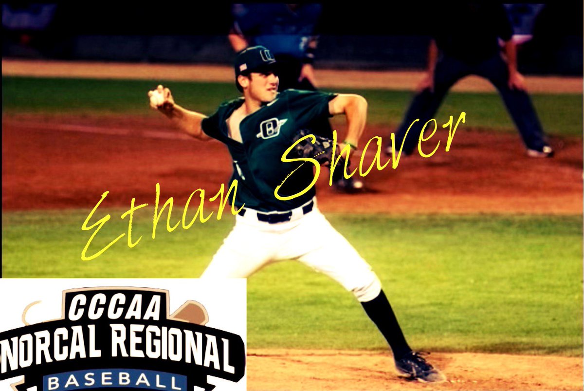 OhloneBaseball's tweet photo. CCCAA PLAYOFFS
Regional Round

Ohlone 8, Los Medanos 4

Ohlone wins Game 1, 8-4, behind huge day from Ethan Shaver (7 IP, 2 ER, 7 K’s). Shaver sits 87-89 all day and bats score five in the 8th. Game Two will be pushed back to 12:30 start on Sat, due to rain. https://t.co/VMEYtnwmv2
