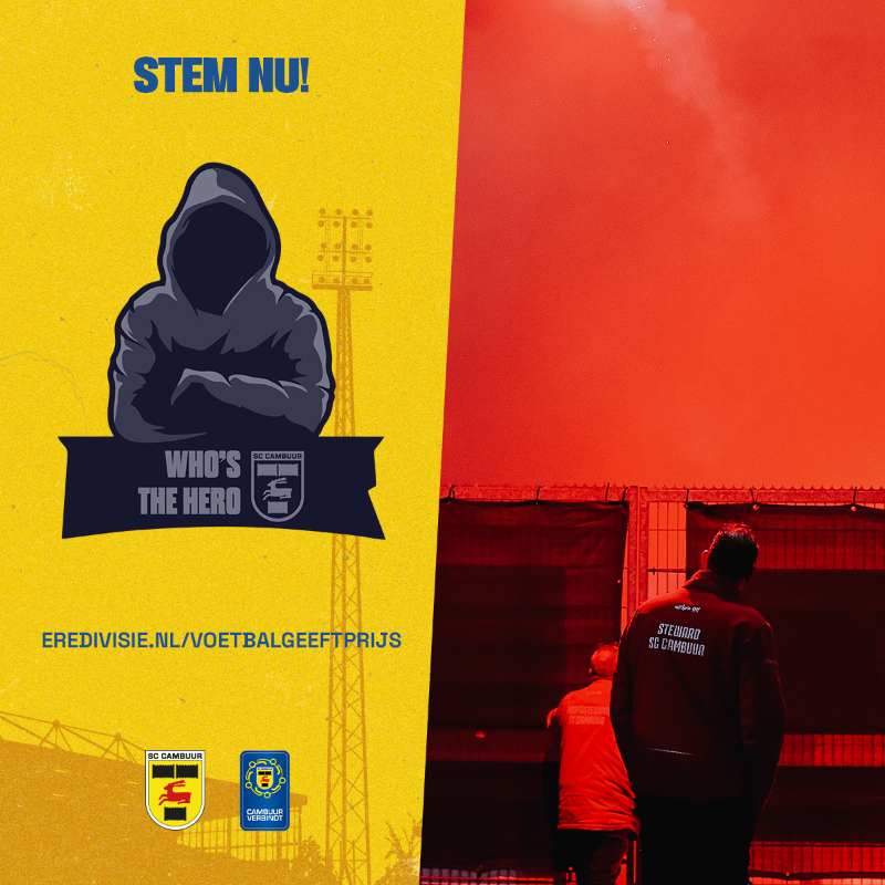 SCCambuurLwd's tweet photo. 🏆 Het project 𝐖𝐡𝐨'𝐬 𝐭𝐡𝐞 𝐇𝐞𝐫𝐨 van stichting #Cambuur Verbindt maakt dit seizoen kans op de 𝐕𝐨𝐞𝐭𝐛𝐚𝐥 𝐆𝐞𝐞𝐟𝐭 𝐏𝐫𝐢𝐣𝐬 plus € 50.000,-!

Stem massaal op dit project, 𝑺𝑪𝑪-𝒆𝒓𝒔! 🙏

#CambuurVerbindt @VriendenLoterij