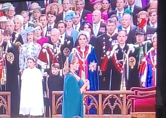 I'm hoping Princess Anne's Hat feather wasn't purposely blocking out Harry 🤨
#Coronation2023 
#KingCharles 
#Royals 
#King