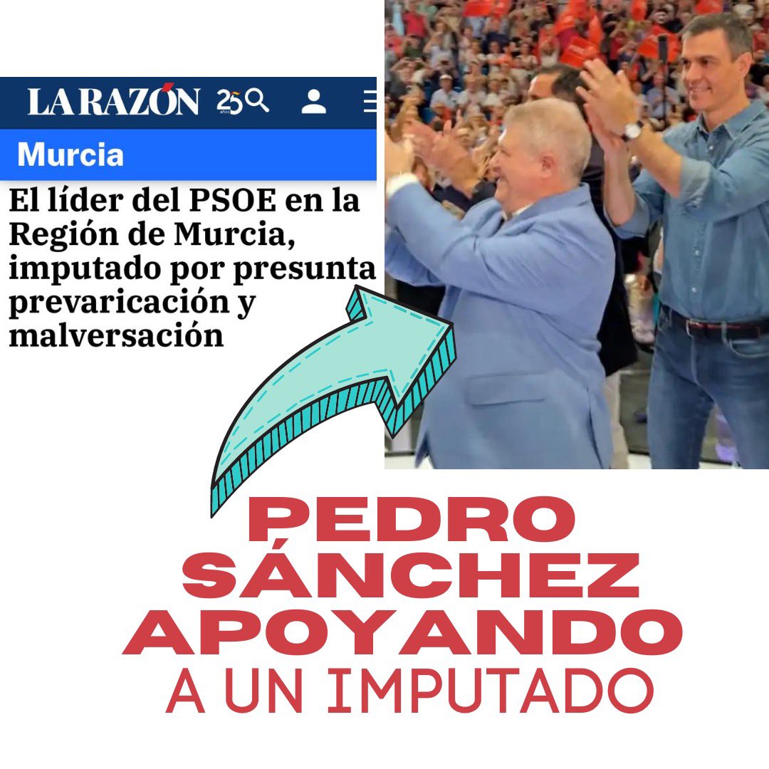 topwarrior198's tweet photo. @PSOE @NunezFeijoo @LopezMirasF @ppopular Esta es la gran diferencia, Pedro Sánchez ha ido a apoyar a un imputado que presenta de candidato. 
Juas https://t.co/gEymx2SGgl
