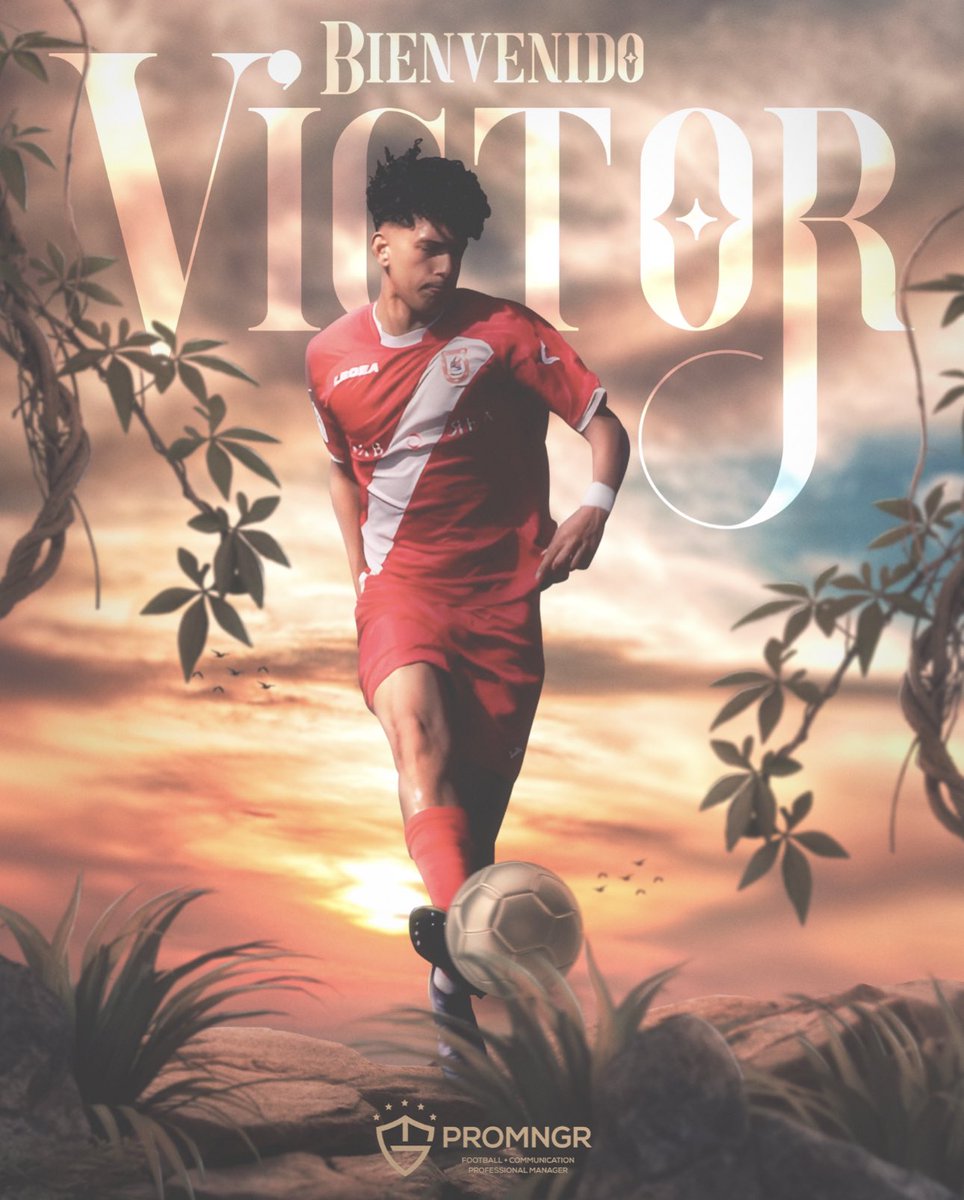PromngrSL's tweet photo. | 𝐁𝐈𝐄𝐍𝐕𝐄𝐍𝐈𝐃𝐎 | 🇧🇷 

@victorhugomacha11 se une a la familia #promngr para proyectar su carrera deportiva 💪🏽⚽️

Con una gran carrera por delante, desde PROMNGR trabajaremos para conseguir un futuro lleno de éxitos!🏆 

👍🏽💪🏽🇧🇷💼🚀 https://t.co/VBEYWQ4tcD