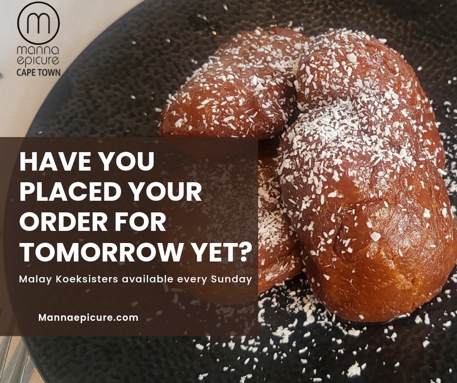 mannaepicure's tweet photo. Malay style koeksisters are very addictive spiced yeast doughnuts topped with coconut sprinkles. 
#sundaytreat #koeksisters https://t.co/uX2IKIMF7m