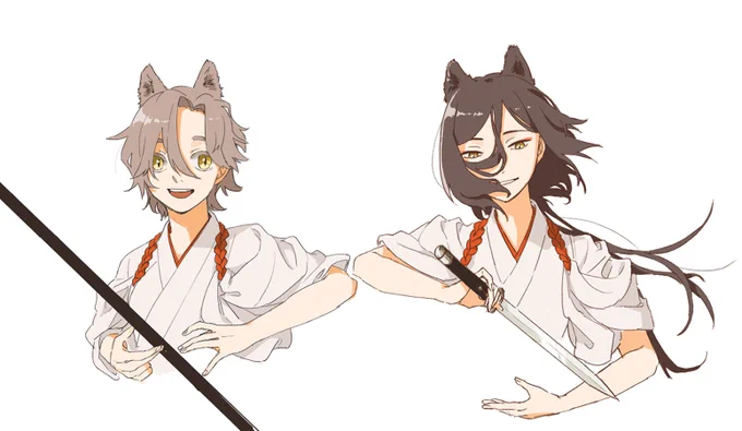 絵チャで描いたものふたつ