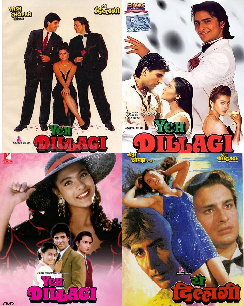 #29YearsOfYehDillagi 

@akshaykumar @itsKajolD #SaifAliKhan @yrf 

A Film By #NareshMalhotra #YehDillagi