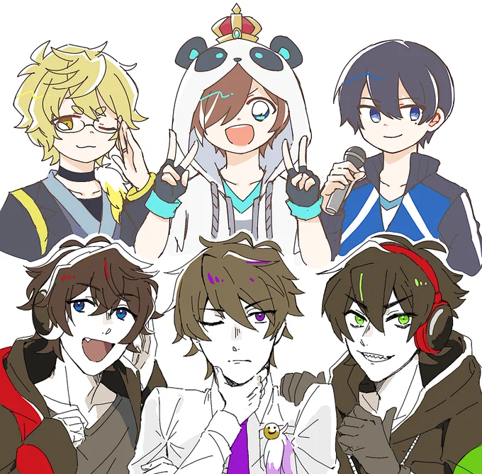 絵茶で友人と合作したり推しを描きあうなどしました