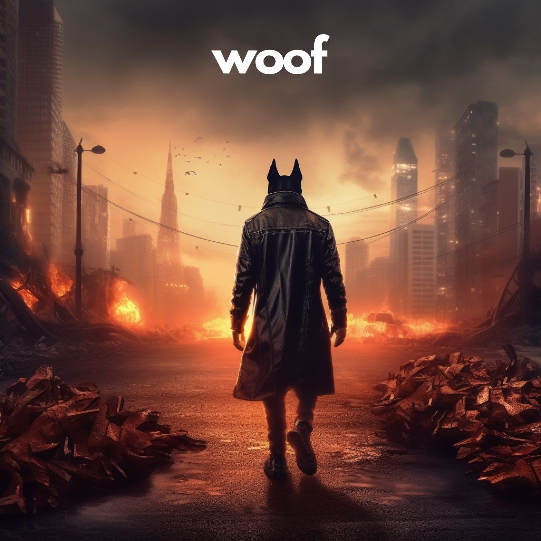 WoofSolana's tweet photo. Walking through the wasteland of day-old memecoins. 

The OG's are gearing up for their return. $WOOF https://t.co/Kssmd3aLUx