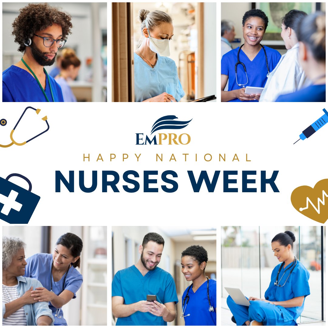 Happy National Nurses Week to the heroes who work tirelessly to keep us healthy and safe. Your compassion, dedication, and selflessness inspire us every day. Thank you for all that you do! #NationalNursesWeek #ThankYouNurses #NurseHeroes