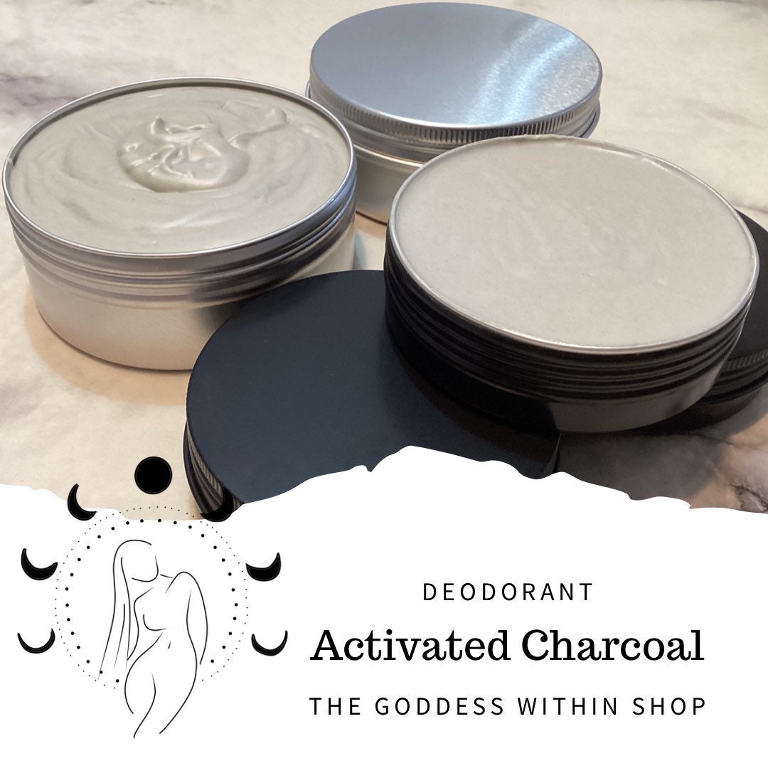 #etsy shop: Activated charcoal - Deodorant etsy.me/42azwjg #naturaldeodorant #zerowaste #veganproducts #ecofriendly #activatedcharcoal #armpitcream #noplastic #cocoabutter #sheabutter