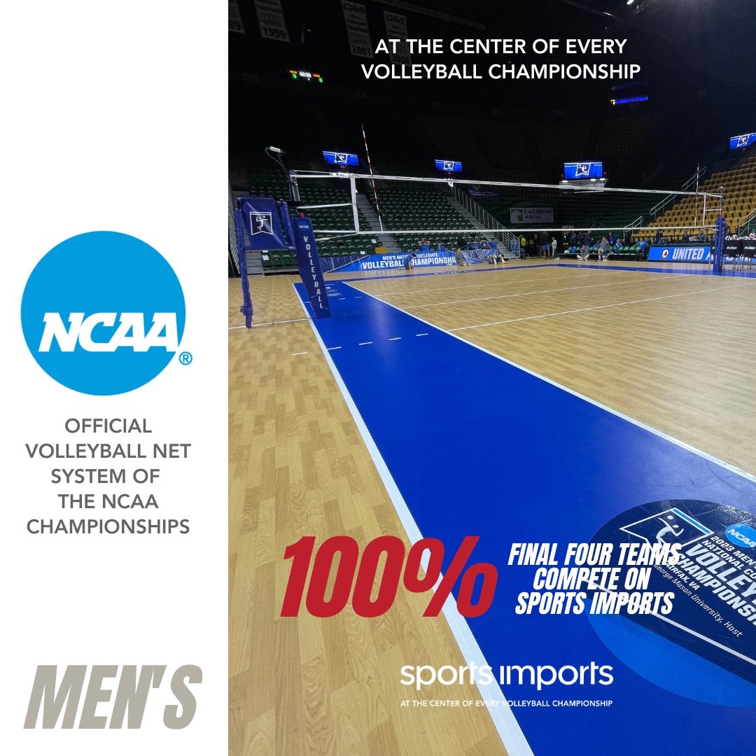 It’s NCAA Men’s Volleyball Championship Day and we can’t wait to be a part of it all! @UCLAMVB vs @HawaiiMensVB at 5:00 pm! 

#NCAAMVB #SportsImports
