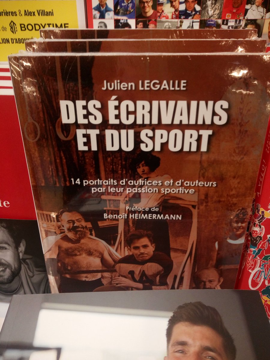 LEGJUL2's tweet photo. 😍" Des écrivains et du sport" est disponible chez @Cultura à Mondeville. Merci à toute l'équipe pour la mise en valeur.
#sportetlitterature #sport #caen #litterature #cricket #baseball #football #footballUS #kerouac #hemingway #blondin #colette #agathachristie #Camus https://t.co/4LZQnumcs7