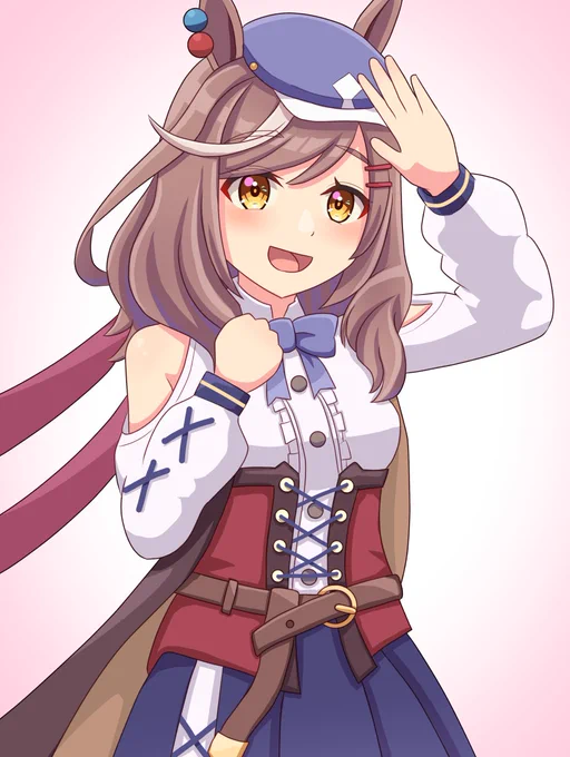 #マチカネタンホイザ生誕祭2023 #100日チャレンジ Day30 マチカネタンホイザ(ウマ娘) 「むんっ」