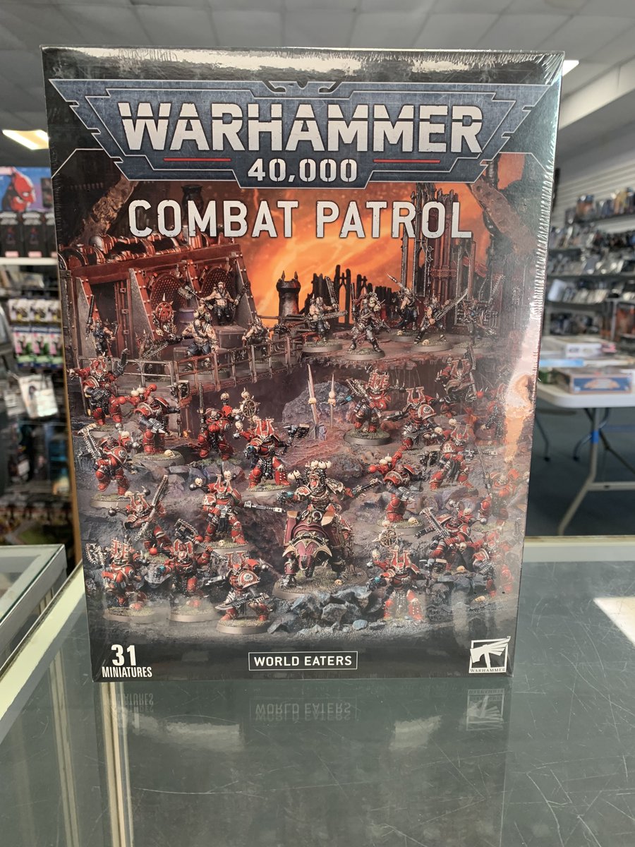 Dream_Wizards's tweet photo. Start your campaign of carnage today by picking up a Combat Patrol: World Eaters, now at Dream Wizards. #warhammer40k #worldeaters https://t.co/vbQftOHDJf
