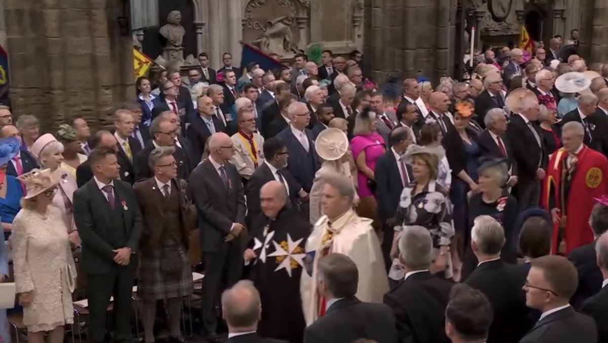 Wonderful to see the Grand Prior and Lord Prior of the Order of St John representing all #StJohnPeople at the #coronation today!
#ProFide 
#ProUtilitateHominum 
#OneStJohn