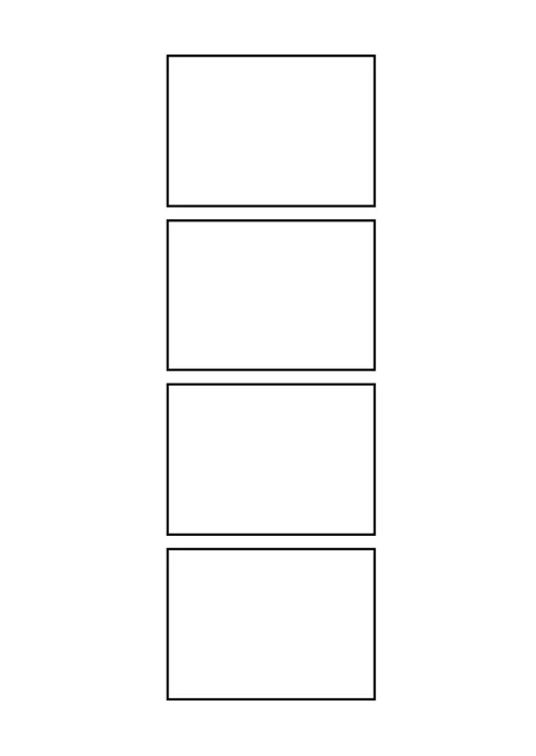 白いコマが4つ集まって何かが始まる話(2/4)  #現代4コマ