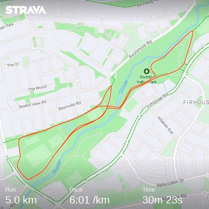 After a great night at the Bruce concert no better way to clear the head and start the weekend well than with another <a href="/parkrunIE/">parkrun Ireland</a> . Great to meet the old crew at the dodder valley parkrun, Another fantastic run. Thats run 90 at the 61st location. #challengeongoing
