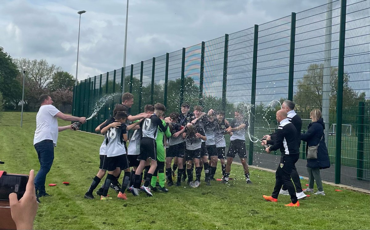Well done to our u14s who won the league today. Amazing comeback from the boys after losing 3 of their first 4 games then going on an unstoppable march to the title.