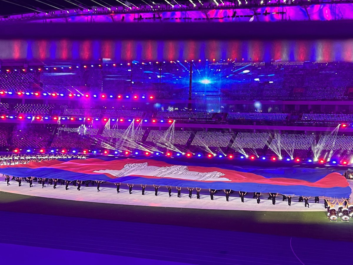 It’s a wow and it’s absolutely stunning event. I am so proud of to be a Cambodia! #cambodiaseagames2023