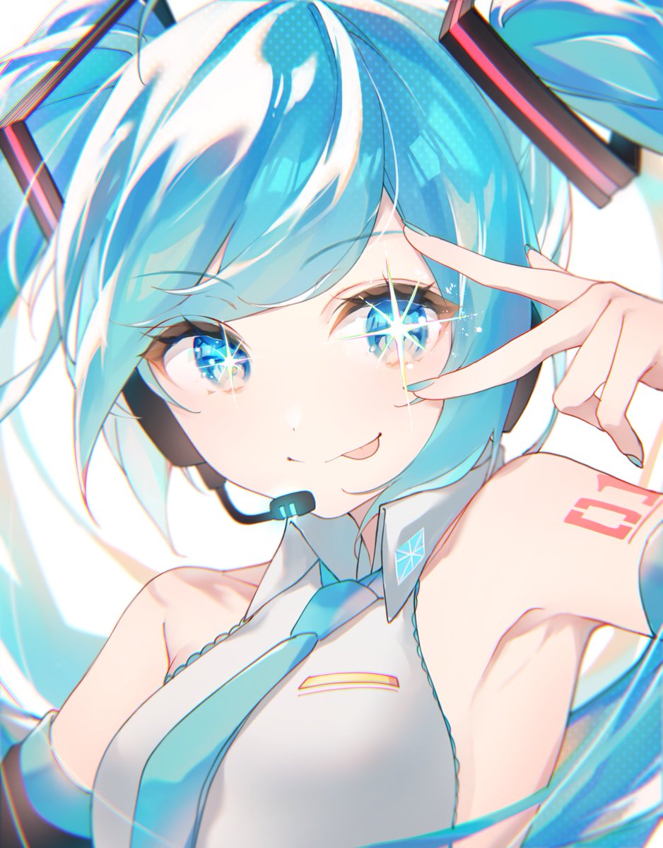 初音ミク「完璧で究極のアイドル #初音ミク」|奏音◇超ボーマスE40のイラスト