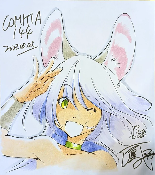 色紙も描かせていただきました～(*ˊ˘ˋ*) 