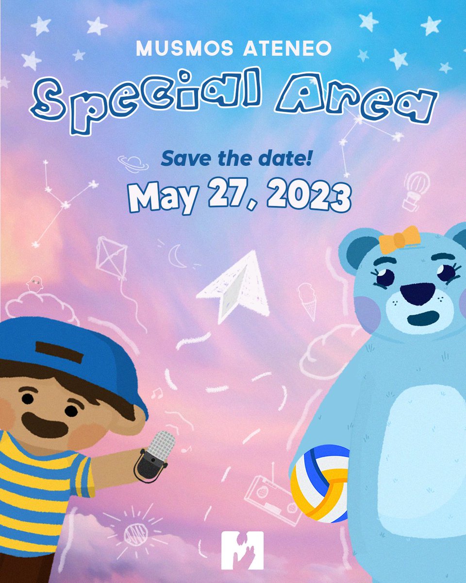 Musmos_Ateneo's tweet photo. Look out! Something exciting is flying your way ✈️

Special Area is an annual culminating event of Musmos with the aim of exposing children to more opportunities for skill enhancement and development along with its members and partner organizations. https://t.co/2umJgFO19Z