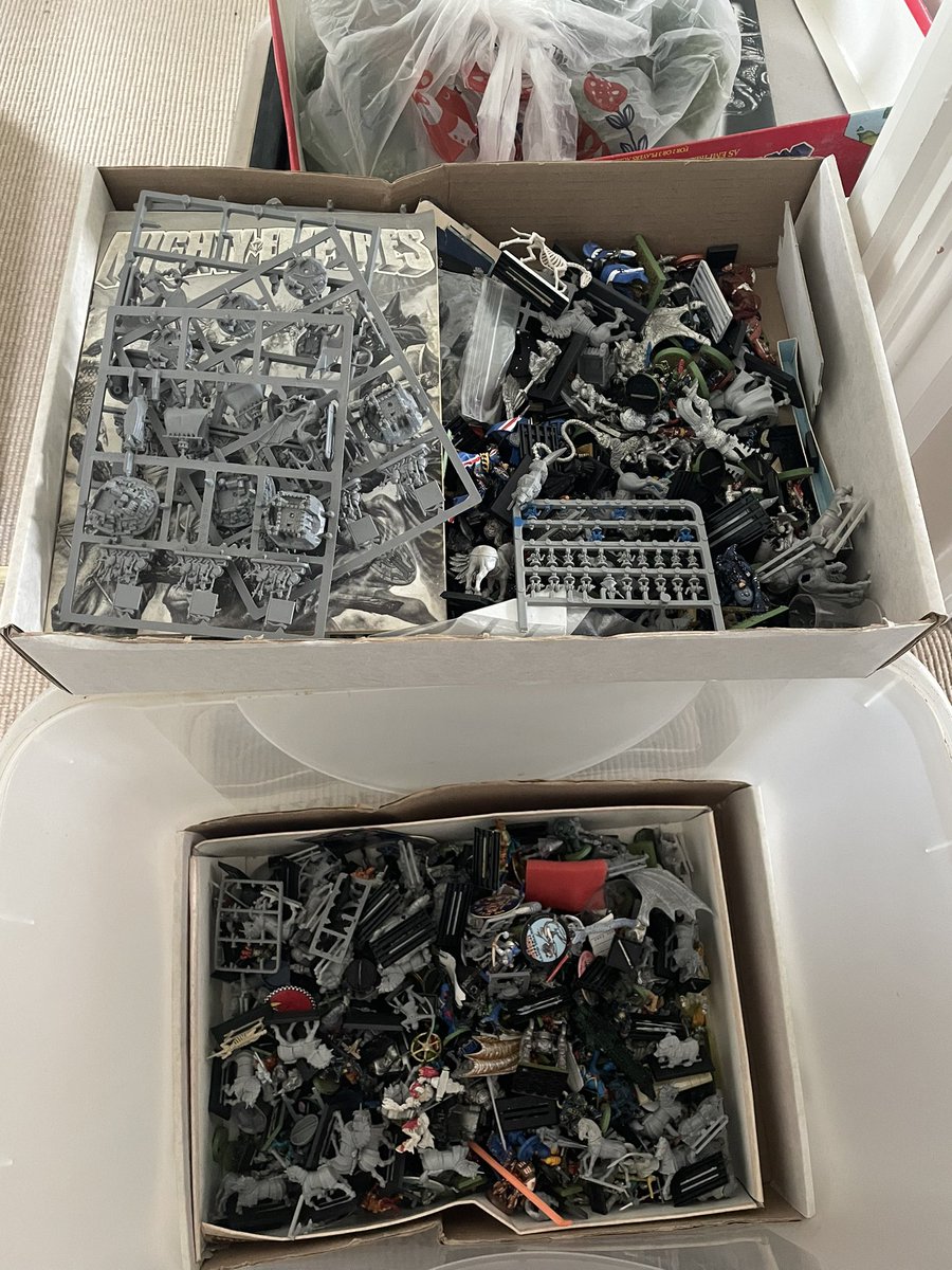 RBurd's tweet photo. Boxes and boxes of stuff. https://t.co/dYIuSRIYs4