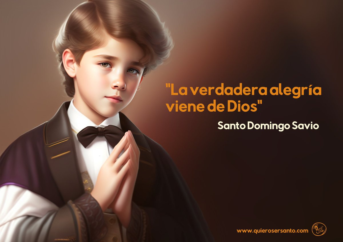josemiSDB's tweet image. Santo Domingo Savio nació en Italia en 1842 y creció en una familia piadosa. Desde muy joven, se dedicó a servir a Dios y a los demás con alegría y entusiasmo. #Fe #Alegría #Servicio