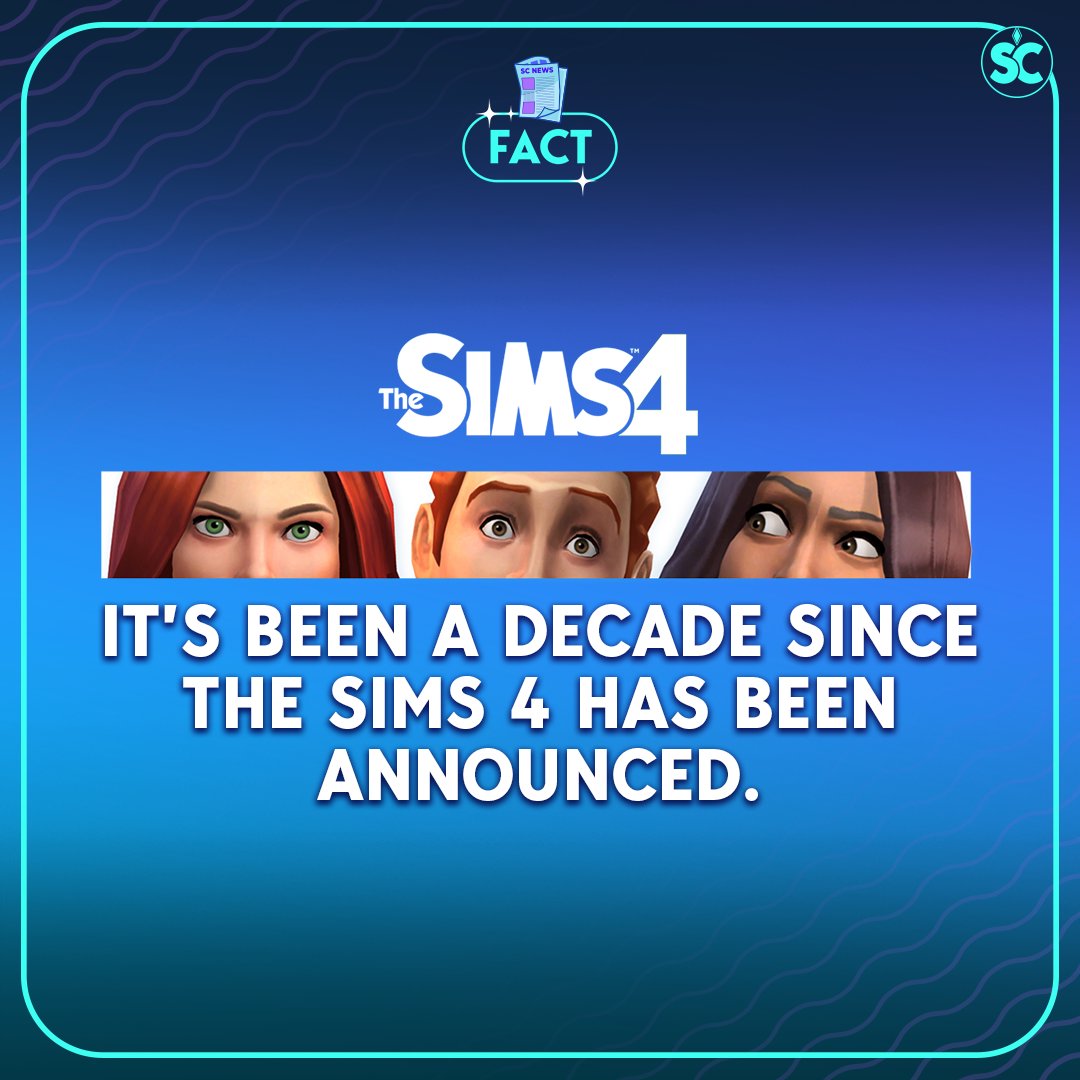 On this day, 10 years ago, we got an official announcement that #TheSims4 is in the works!

What are your thoughts on the 4th installment 10 years after?