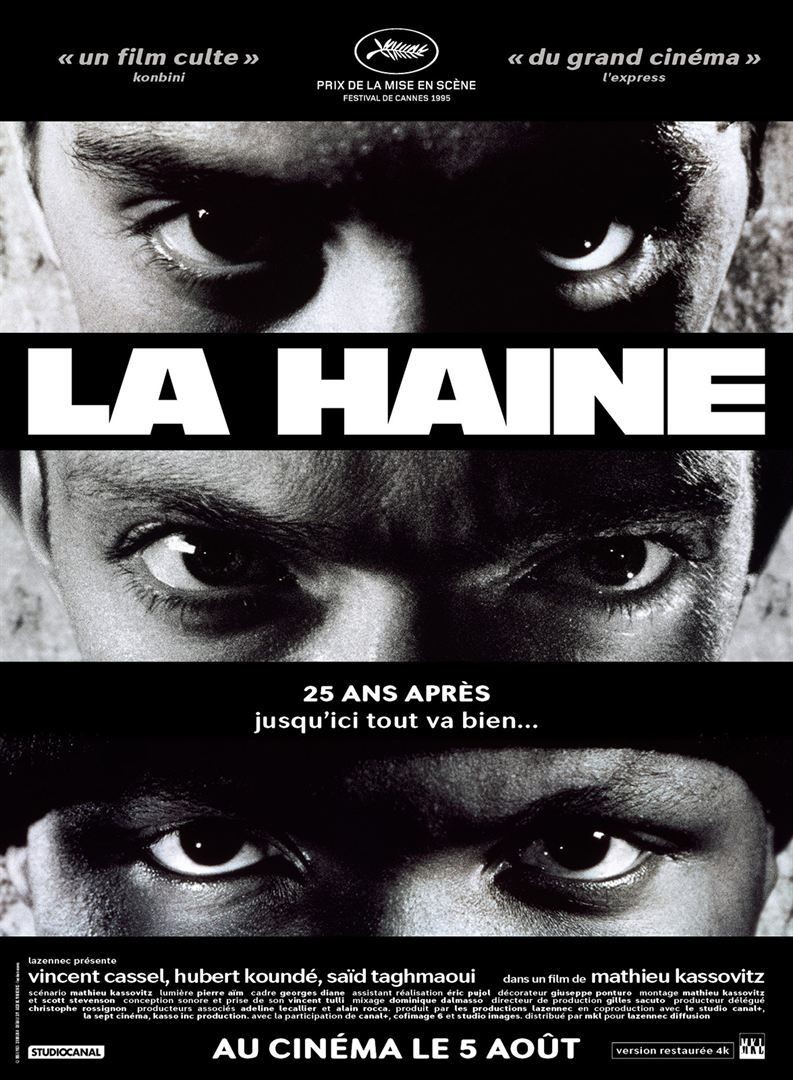 🎬 Günün Filmi 🎬
La Haine
(Protesto 1995)
.
.
.
#gününfilmi #lahaine #protesto #filmönerisi #filmtavsiyesi #mathieukassovitz #vincentcassel #hubertkounde #saidtaghmaoui #sinema #film #cinema #movie