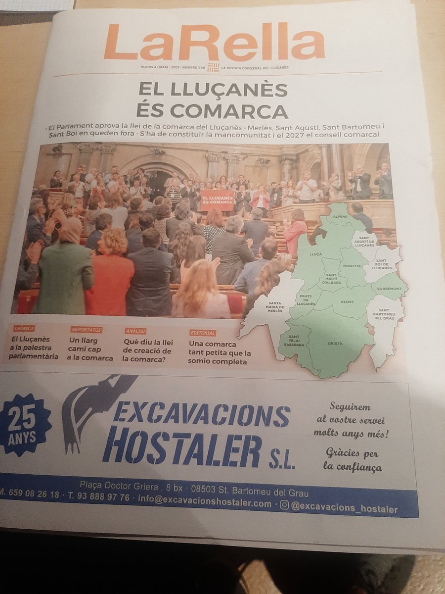 albertbalanza's tweet image. Primers dies de l'oficialitat d'una comarca històrica, el #lluçanès, i una bona excusa per passar per la capital, a #Prats, i arribar fins a @CalTrumfo, a #laTorredOristà #ulaula