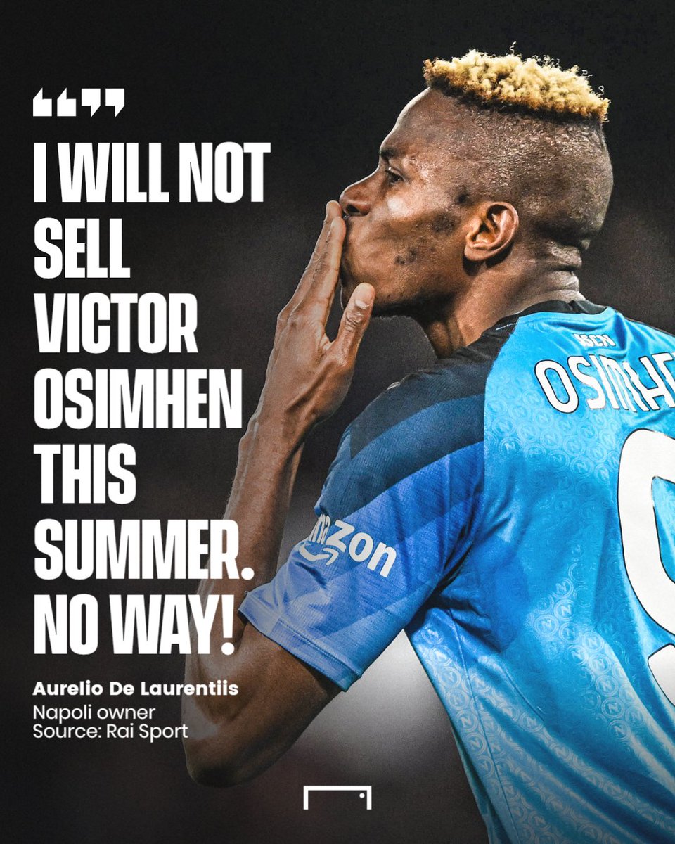 Victor Osimhen is going nowhere 🙅