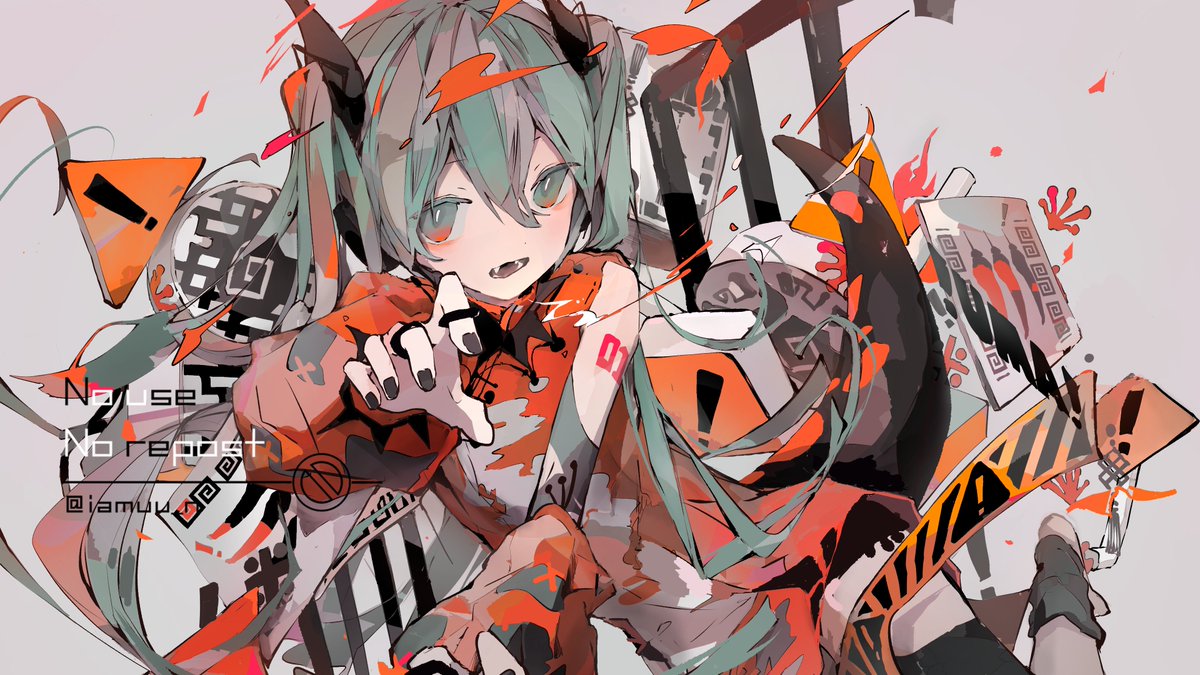 初音ミク 「「サラマンダー・IF」 4/29～30に行われていたニコニコ超会議2023  "」|逢編いあむのイラスト