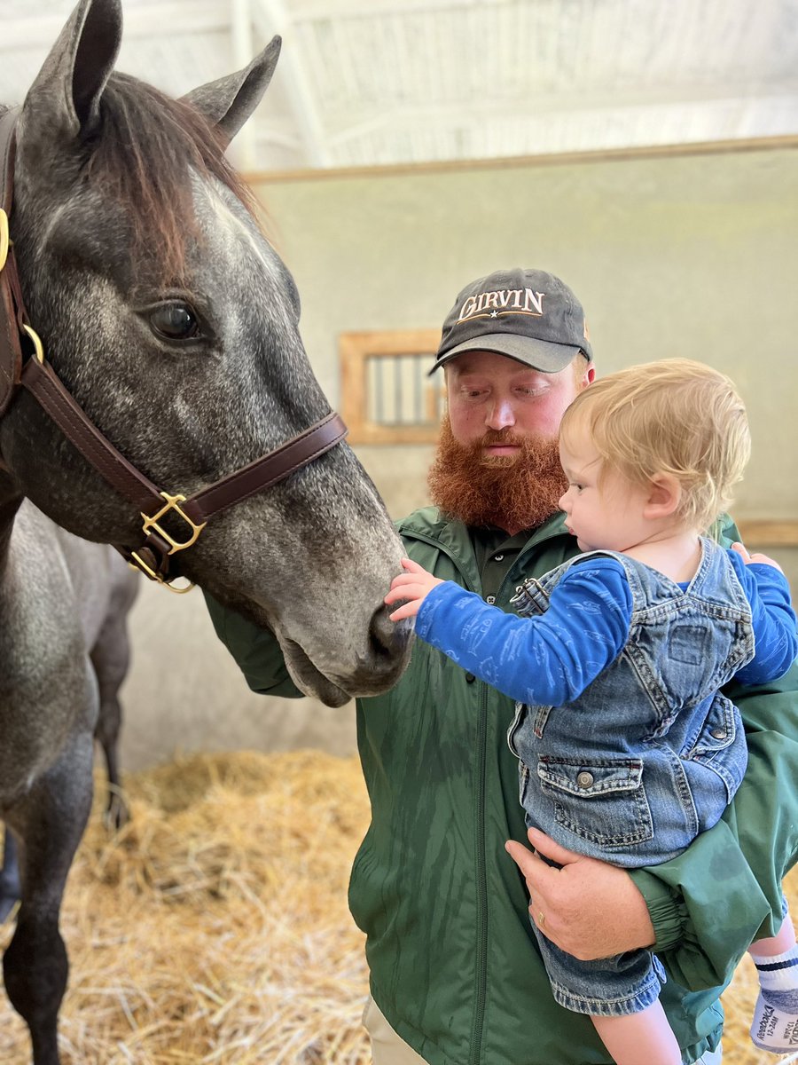 AirdrieStud's tweet photo. The Derby dream ๐น is born with each foal, and grows alongside every one of them! Wishing King Russell (#CreativeCause - Believe You Will) & all the @KentuckyDerby runners good luck & safe trips! We are so proud of our #AirdrieBred & Sired boy! #kyderby #23 https://t.co/ozRF31nIlq