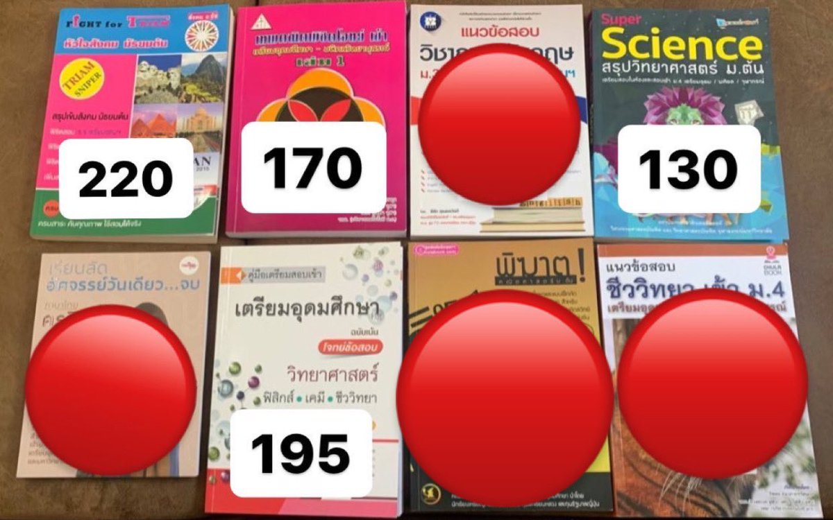 babyrubychan's tweet photo. ส่งต่อหนังสือค่า

สังคม อ.ชัย 220 
คณิต อ.รัชพล 170
วิทย์ สิงโต 130
โจทย์วิทย์ hi-ed 195

(ราคารวมส่งแล้วนะคะ🤩)
#TU86 #tu87 #tu88 #dek69 #dek70 #dek71 #ส่งต่อหนังสือเรียน #ส่งต่อหนังสือมือสอง #ส่งต่อหนังสือสภาพดี #ส่งต่อหนังสือ #ส่งต่อหนังสือเตรียมสอบ #mwit33 #mwit34 https://t.co/HwbxrcAIHn