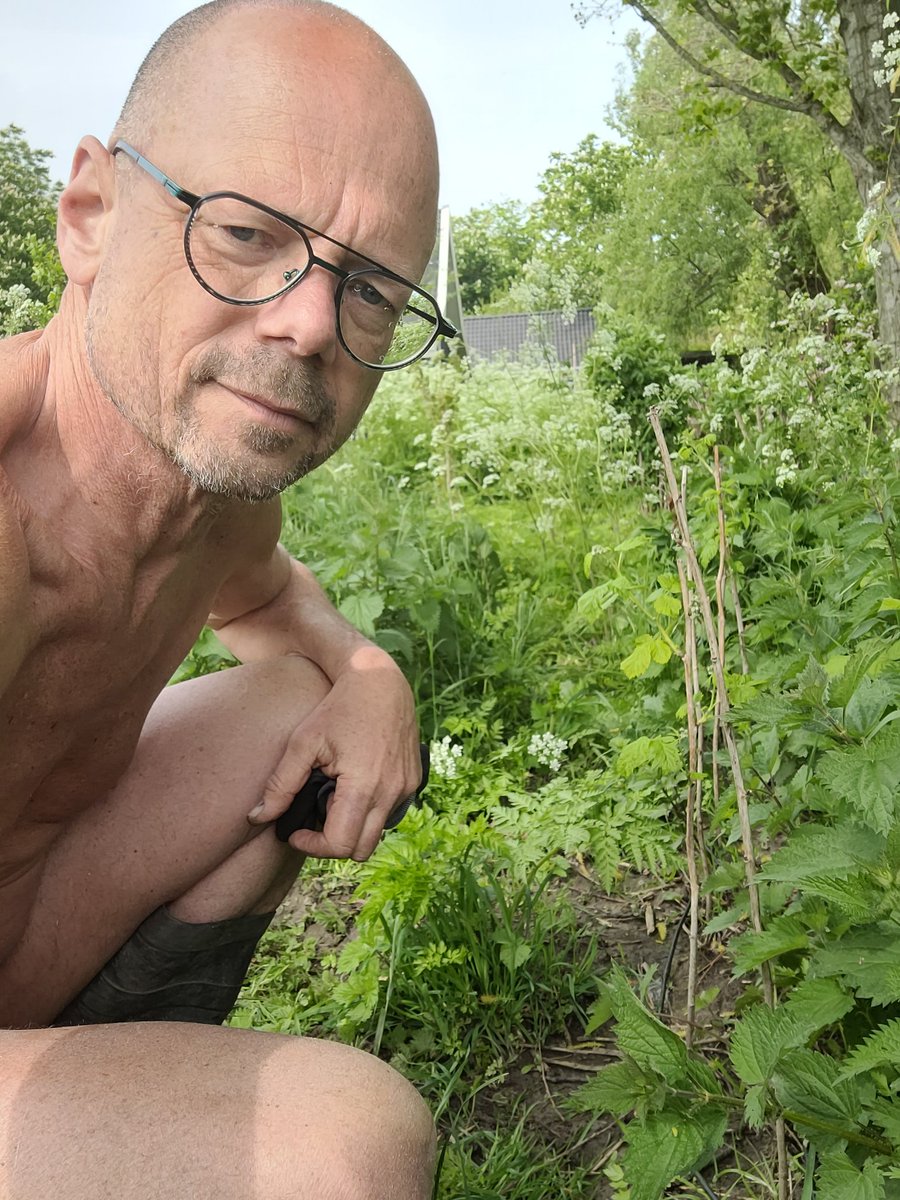 It is always #worldnakedgardeningday #WNGD but for the occasion I bother you with a photo.