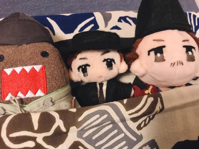 ぬい常を入れようと可愛いぬい入れを買ったらサイズが合わなかったので、何を狂ったのかGW終了間際に手のひらサイズ浩市さんぬいを作りました!可愛い!! 帽子や服は脱げるので、今後他の服作ったり白髪verも作ったりしたいなと思ったり…。