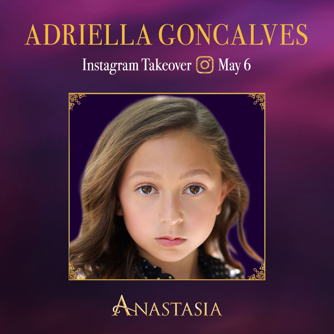 Anastasia Musical (@anastasiabway) on Twitter photo ⚠️Tune In Alert! ⚠️ We're holding a royal audience all day today on Instagram as Adriella Goncalves brings us backstage at #AnastasiaMusical in Phoenix, AZ! Follow along at <a href="/AnastasiaBway/">Anastasia Musical</a> on IG! ⚠️Tune In Alert! ⚠️ We're holding a royal audience all day today on Instagram as Adriella Goncalves brings us backstage at #AnastasiaMusical in Phoenix, AZ! Follow along at <a href="/AnastasiaBway/">Anastasia Musical</a> on IG!