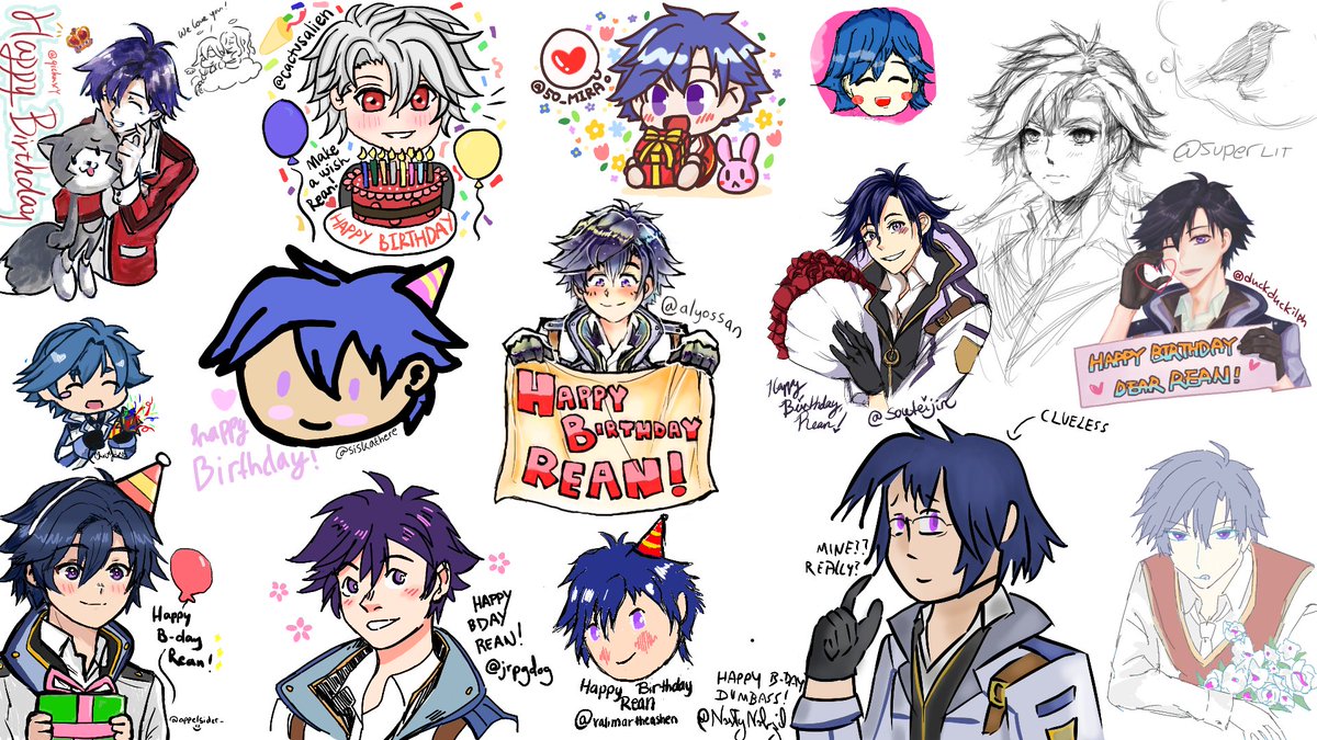 ⭐️HAPPY BIRTHDAY REAN 2023⭐️  To celebrate his birthday, 26 wonderful artists have come together to draw Rean Schwarzer on 2 collaborative art canvases! Please enjoy 💜  #リィン誕生祭2023 #HappyReanDay #閃の軌跡 #リィン·シュバルツァー