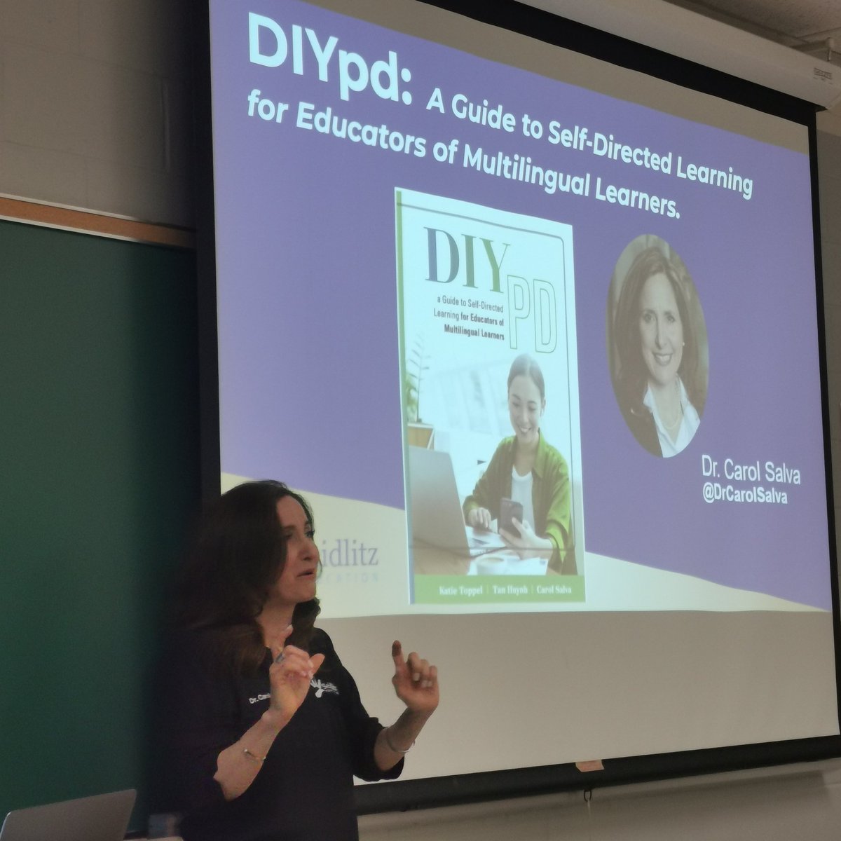 professional learning #DIYpd4MLs with @DrCarolSalva for the 2nd day in a row 😁