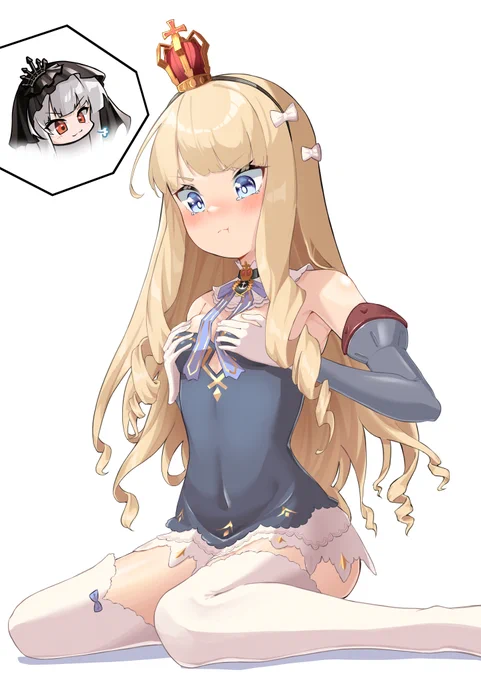 クイーン・エリザベス 「METAのほうが大きくない!?」 #アズールレーン #アズレン