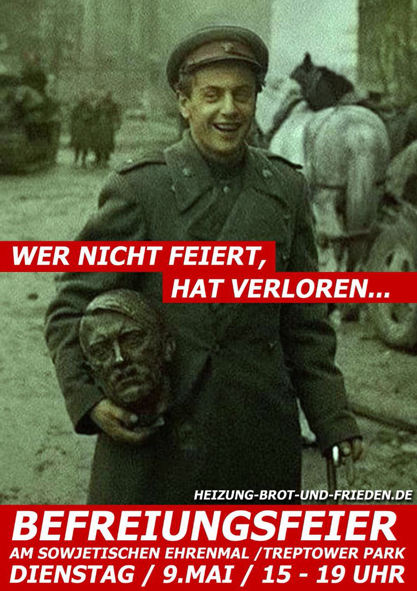 Am Dienstag im Treptower Park. Wer nicht feiert hat verloren. Kommt vorbei! facebook.com/events/s/tag-d…