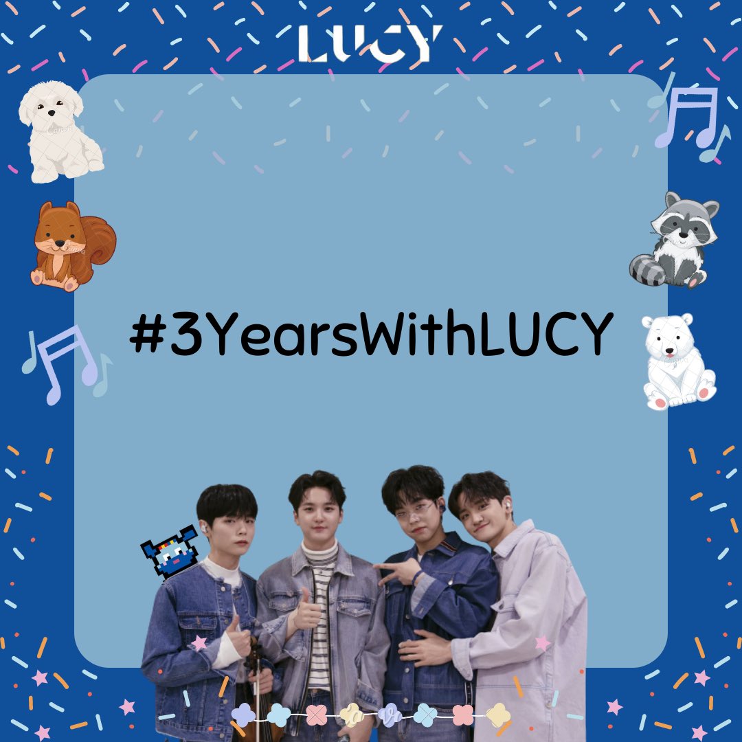 BANDLUCY_tags's tweet image. Hello, Walwals! 

To celebrate the 3 years since LUCY's debut, we will be trending #.3YearsWithLUCY on May 8th, 2023 @ 00.00 KST. 

Let's show our love and appreciation towards LUCY! 💙