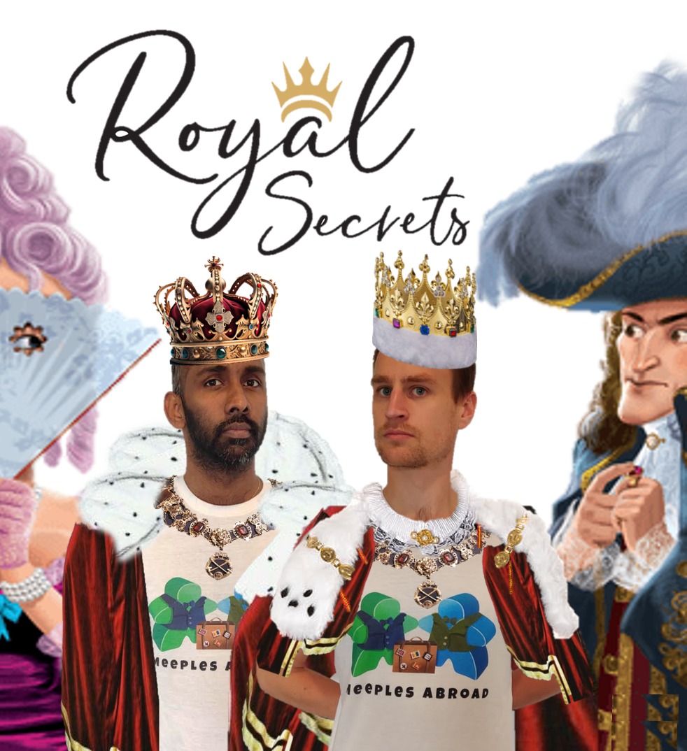 Are you ready for Royal Secrets? <a href="/HachetteBGUK/">Hachette Boardgames UK</a> <a href="/FunnyfoxGames/">Funnyfox</a> 

#meeplesabroad #royal #bgg #KingCharles #KingCharlesIII #Coronation #CharlesIII #CoronationDay #boardgames #bgg #fun #love #secrets