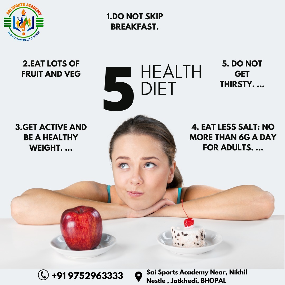 At Sai Sports Academy, we know that a healthy diet is just as important as regular exercise when it comes to athletic performance.
.
.
.
.
#HealthyDiet #AthleticPerformance #NutritionPlan #FuelYourBody #ProperNutrition #FoodIsFuel #SportsNutrition #HealthyLifestyle