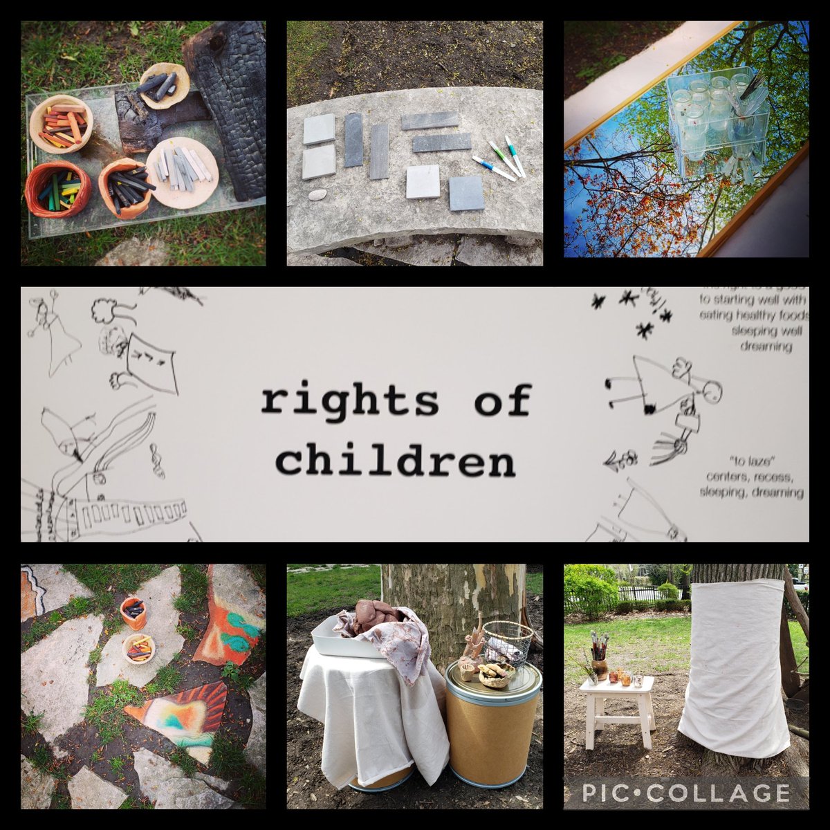 Mrs_Penlington's tweet photo. Reflecting on our beliefs of children that shape our K Programs. The children's voices shared... "I have the right to play, to get dirty, to the wild, to smells, to silence, to dream." Each of us are curious, imaginative and filled with potential. Provoke the #HundredLanguages. https://t.co/pwwkRtQZhL